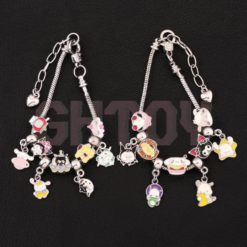 18cm/7.09in Cartoon Diy Bracelet Kulomi Yugui Dog Meileti Pudding Dog Pacha Dog Metal Pendant Bracelet Accessory Gifts for Girls
18cm/7.09in Cartoon Diy Bracelet Kulomi Yugui Dog Meileti Pudding Dog Pacha Dog Metal Pendant Bracelet Accessory Gifts for Girls