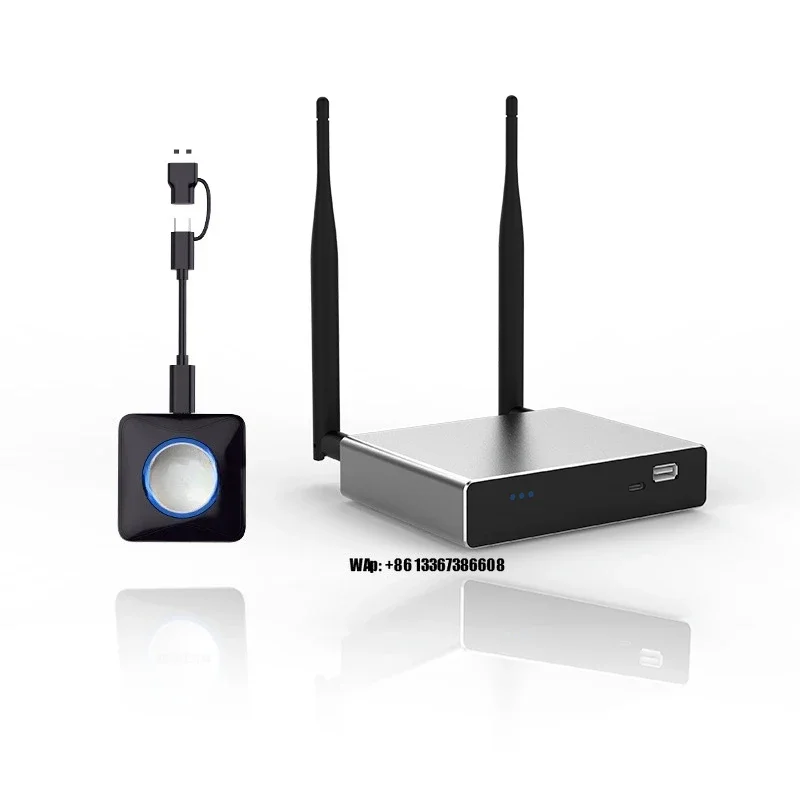 4K 60Hz Plug and Play Wireless Presentation System Transmitter and Receiver for Win MacOS IOS Android
4K 60Hz Plug and Play Wireless Presentation System Transmitter and Receiver for Win MacOS IOS Android