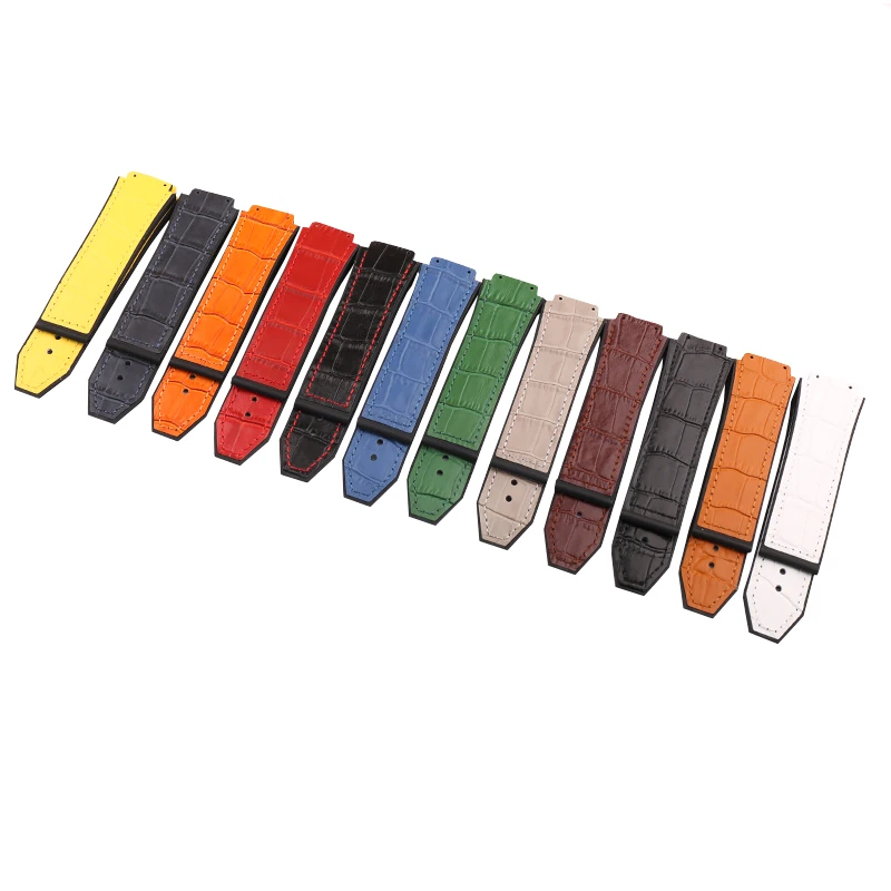 Watch accessories for HUBLOT constant treasure series men and women watch band rubber waterproof leather belt 25*19
Watch accessories for HUBLOT constant treasure series men and women watch band rubber waterproof leather belt 25*19