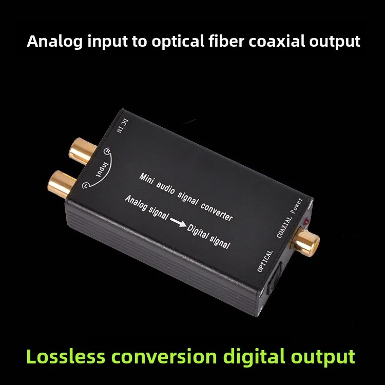 DAC Decoder RCA Lotus Analog Input Conversion Fiber Coaxial Digital Signal Lossless Output
DAC Decoder RCA Lotus Analog Input Conversion Fiber Coaxial Digital Signal Lossless Output