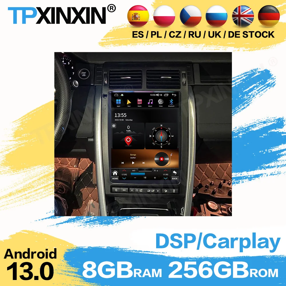 Автомобильный радиоприемник, стереоприемник Android 13 для Land Rover Discovery 2015 2016 2017 2018 2019 2020 DSP GPS плеер, автомобильное аудиоустройство
Автомобильный радиоприемник, стереоприемник Android 13 для Land Rover Discovery 2015 2016 2017 2018 2019 2020 DSP GPS плеер, автомобильное аудиоустройство