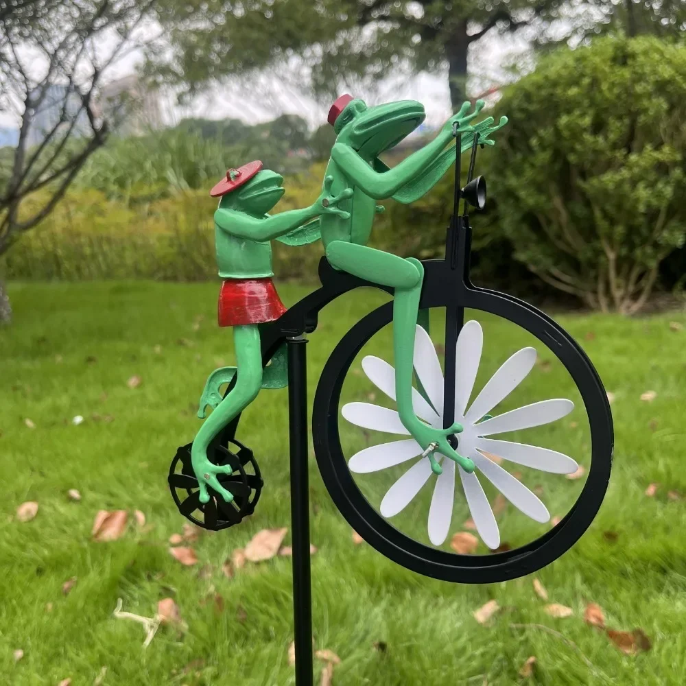 Cartoon Frog Riding Windmill Iron Art Garden Spinner Rural Style Outdoor Decoration Lawn Ornament Yard Art Sculpture Gift
Cartoon Frog Riding Windmill Iron Art Garden Spinner Rural Style Outdoor Decoration Lawn Ornament Yard Art Sculpture Gift