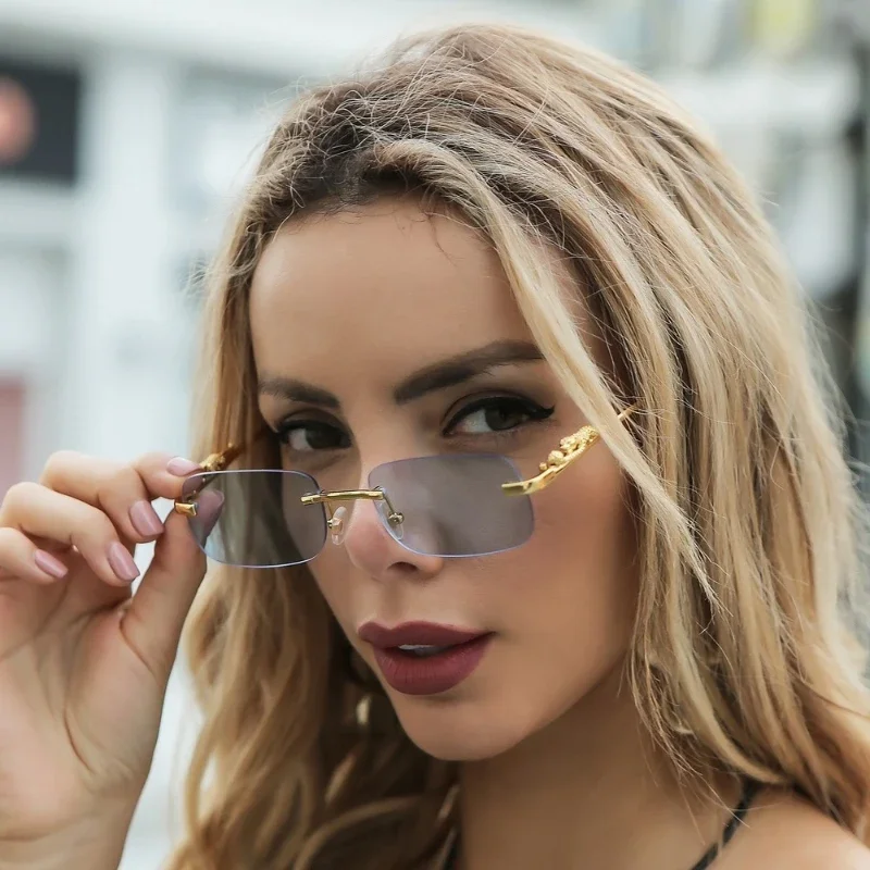 New Cycling Rimless Sunglasses Fashion Square Metal Glasses for Men Women Designer Man's Brand Sun Glasses Shades for Outdoor
New Cycling Rimless Sunglasses Fashion Square Metal Glasses for Men Women Designer Man's Brand Sun Glasses Shades for Outdoor