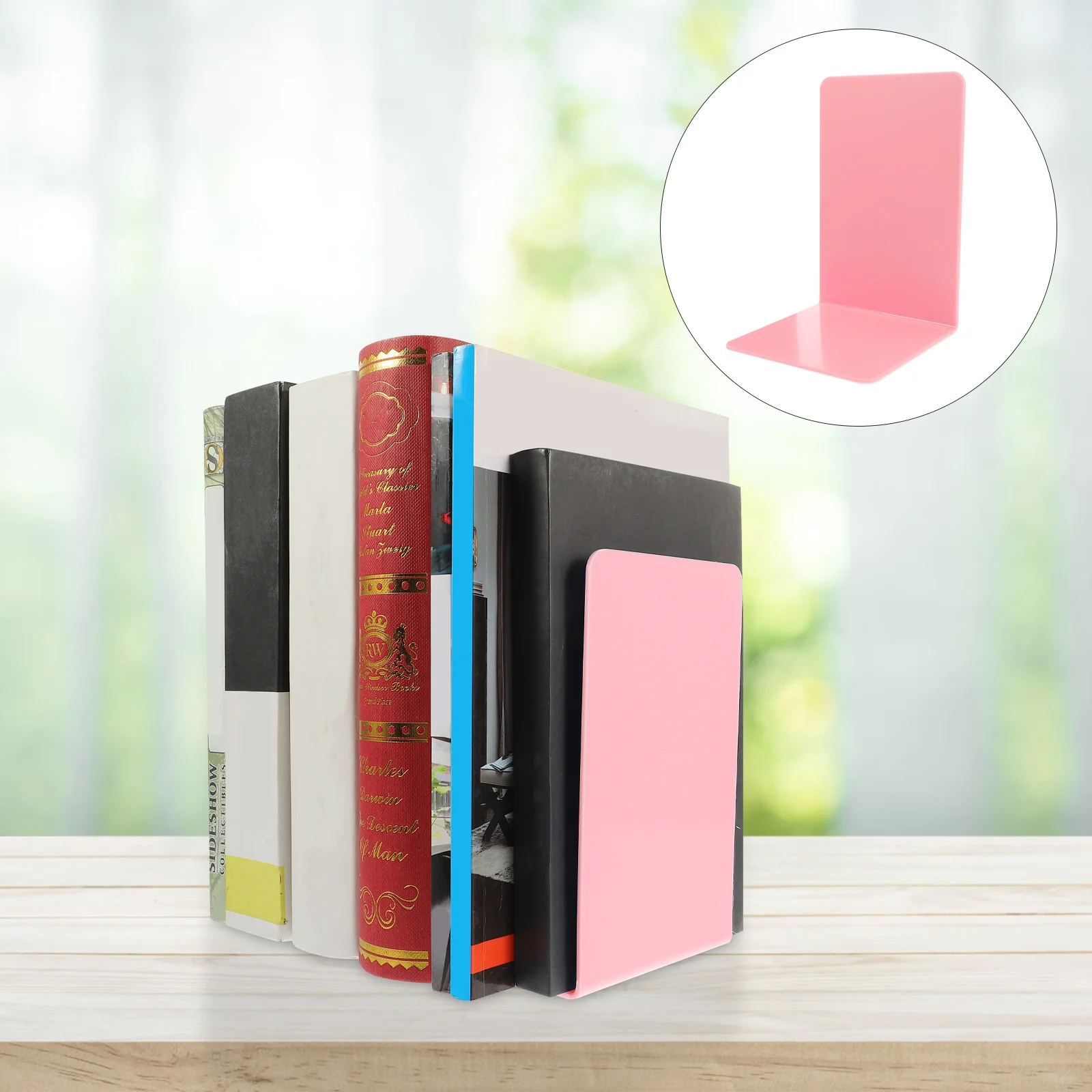 2Pcs Bookends PP Material Desktop File Book Organizers Minimalist Use Sturdy Book Holders Decorative Stand
2Pcs Bookends PP Material Desktop File Book Organizers Minimalist Use Sturdy Book Holders Decorative Stand
