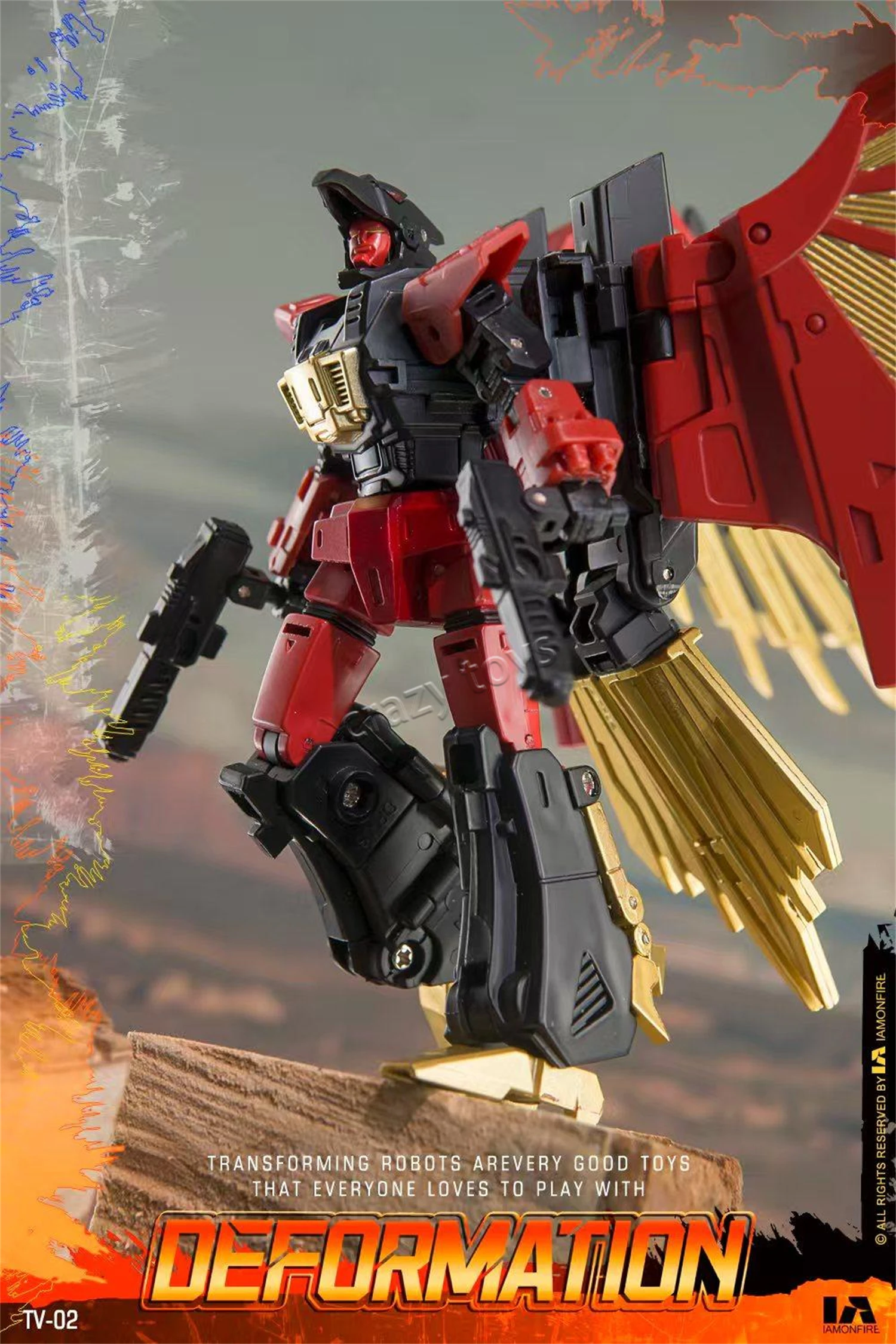 【IN STOCK】Transformation TV-01 TV01 TV-02 TV02 Predaking Divebomb The Sharp Claws MINI Action Figure Robot
【IN STOCK】Transformation TV-01 TV01 TV-02 TV02 Predaking Divebomb The Sharp Claws MINI Action Figure Robot