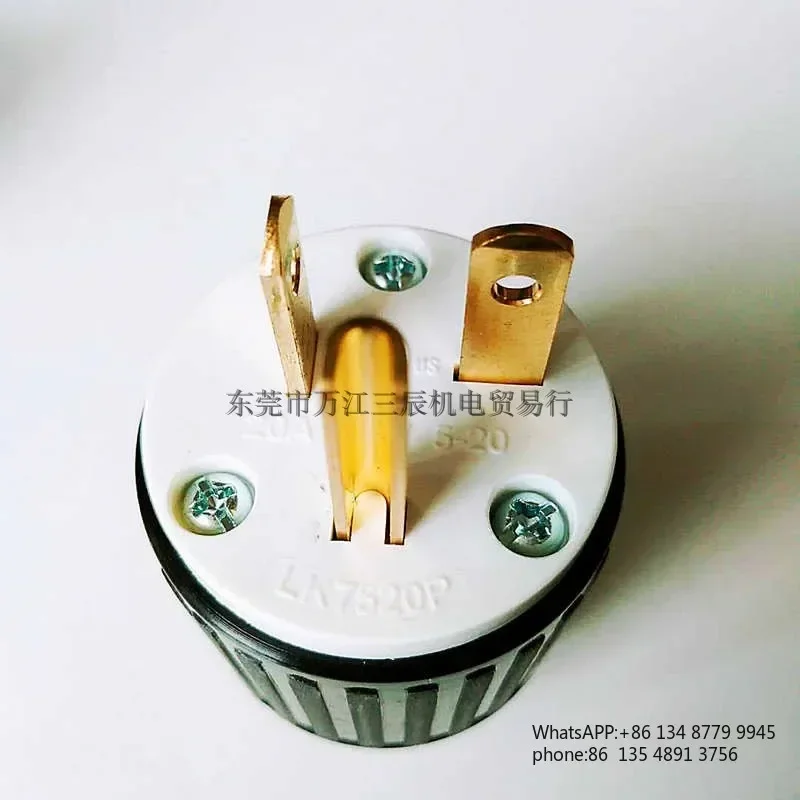 LK7520P UL American plug NEMA 5-20P original 20A125V
LK7520P UL American plug NEMA 5-20P original 20A125V