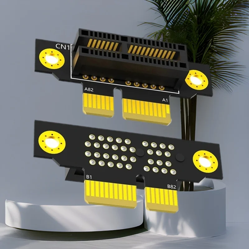 PCIE3.0 1X 90 Degree Reverse Male to Female Riser Extension Adapter For 1U 2U Server Support PCI Express X1/X4/X8 Expansion Card
PCIE3.0 1X 90 Degree Reverse Male to Female Riser Extension Adapter For 1U 2U Server Support PCI Express X1/X4/X8 Expansion Card