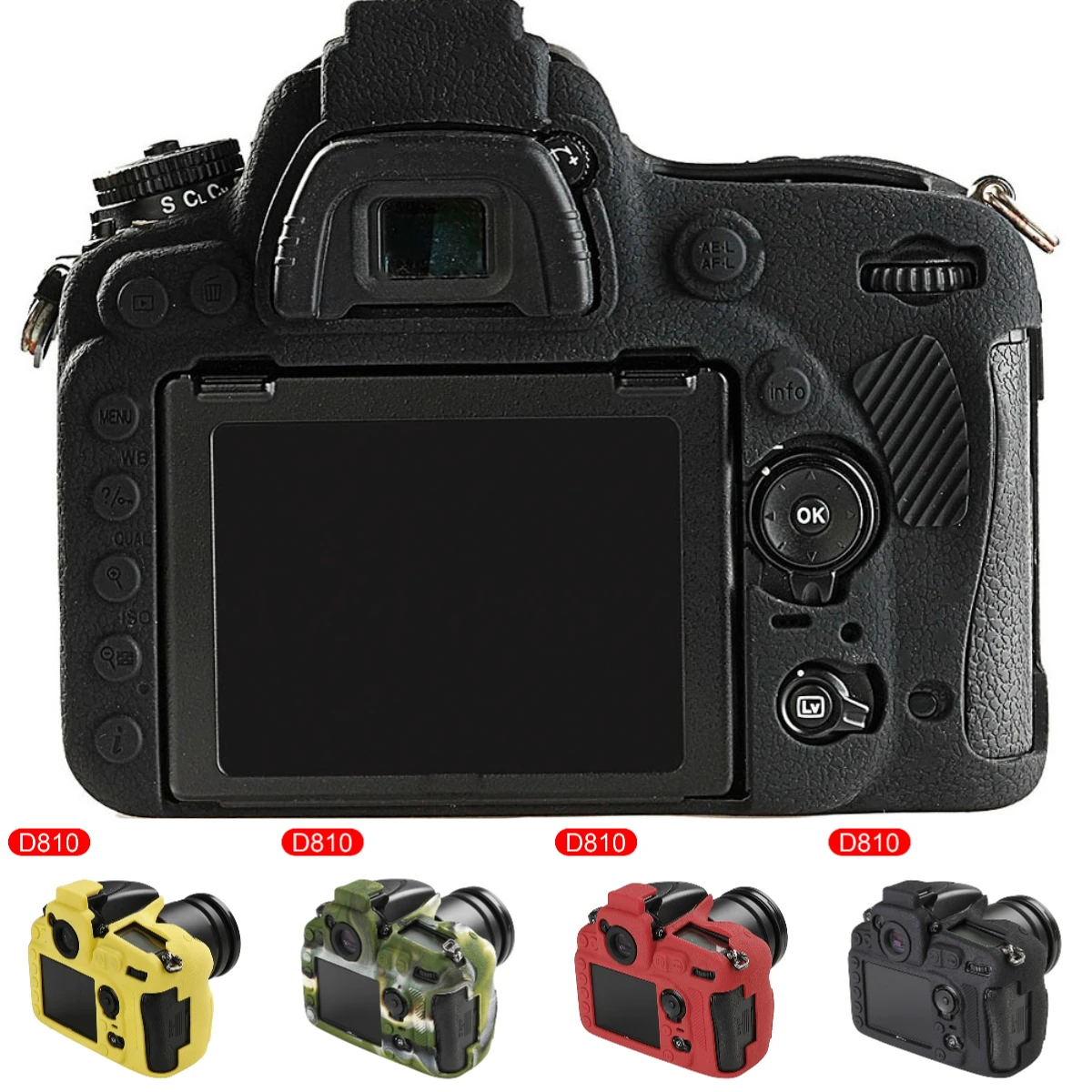 Non-Slip Silicone Armor Skin For Nikon D500 D750 D800 D810 D850 - Custom Fit Protective Case
Non-Slip Silicone Armor Skin For Nikon D500 D750 D800 D810 D850 - Custom Fit Protective Case