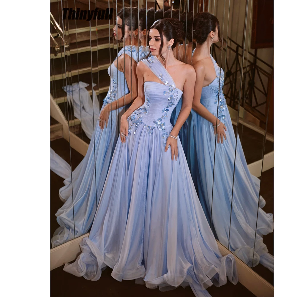 Thinyfull A-line Chiffon Prom Dresses 2026 Sleeveless Appliques Evening Party Dress Long Gowns Robe De Soirée Customized
Thinyfull A-line Chiffon Prom Dresses 2026 Sleeveless Appliques Evening Party Dress Long Gowns Robe De Soirée Customized 