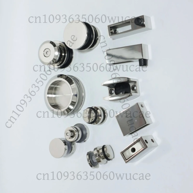 Shower Room Glass Sliding Door Hardware Kit, Stainless Steel Sliding Door Pulley Bathroom Accessories
Shower Room Glass Sliding Door Hardware Kit, Stainless Steel Sliding Door Pulley Bathroom Accessories