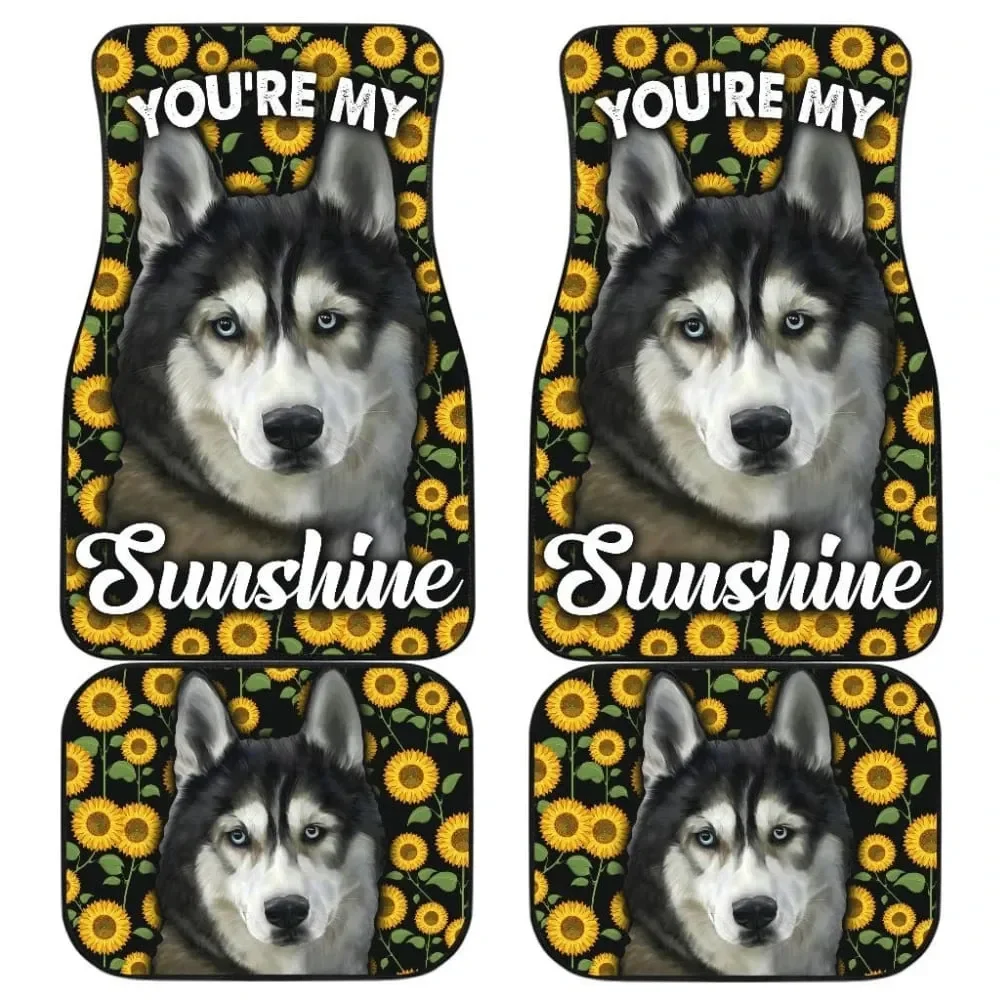 Автомобильные коврики INSTANTARTS 4 шт., Противоскользящие коврики в стиле «You Are My Sunshine», для немецкой овчарки, передние и задние
Автомобильные коврики INSTANTARTS 4 шт., Противоскользящие коврики в стиле «You Are My Sunshine», для немецкой овчарки, передние и задние