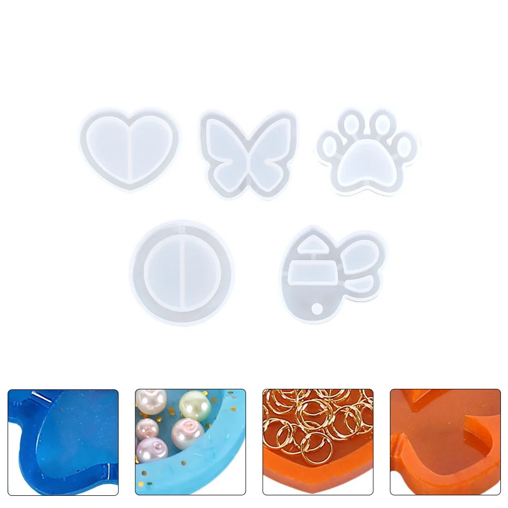 5pcs Pendant Diy Mold Silicone Hollow Jewelry Making Pendant Crystal Glue Craft Diy Mold Tool Craft DIY Tool Accessories
5pcs Pendant Diy Mold Silicone Hollow Jewelry Making Pendant Crystal Glue Craft Diy Mold Tool Craft DIY Tool Accessories