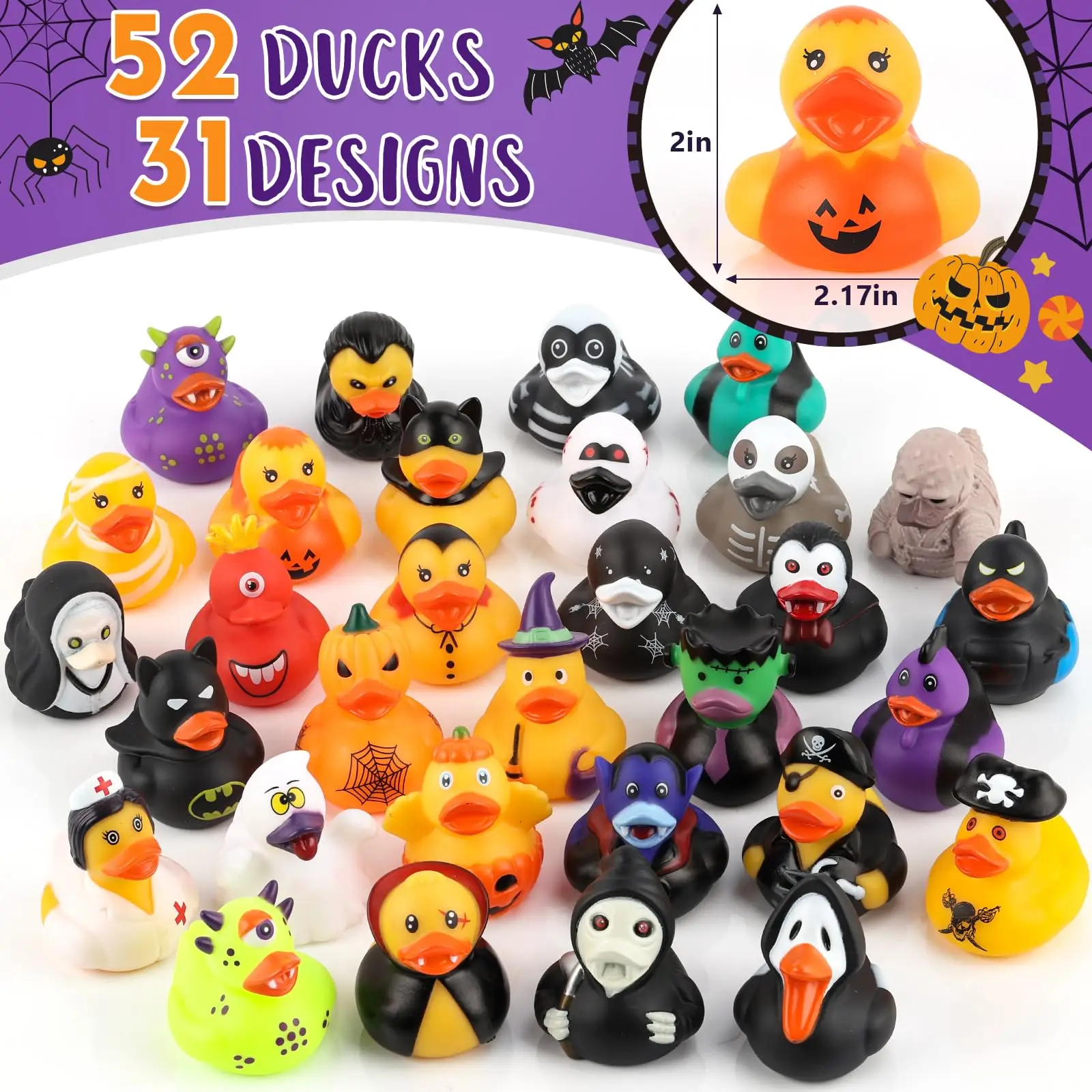 6/12/24 pcs Mini Rubber Ducks with Sunglasses in Bulk Small Duck Gift Bathtub Toys for Holiday Cruise Birthday Party Favor 6/12/24 pcs Mini Rubber Ducks with Sunglasses in Bulk Small Duck Gift Bathtub Toys for Holiday Cruise Birthday Party Favor