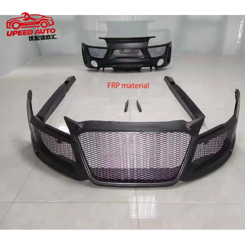 Suitable for Audi's old R8 model to be modified with a large body kit, including R8 front bumper, side skirts, and rear bumper
Suitable for Audi's old R8 model to be modified with a large body kit, including R8 front bumper, side skirts, and rear bumper