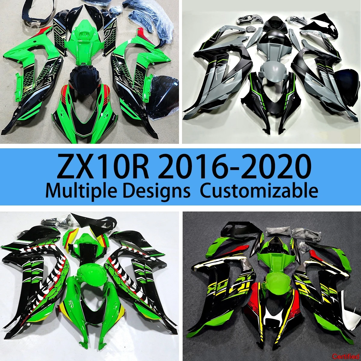 Прочные обтекатели из АБС-пластика ZX-10R 2016 2017 2018 2019 2020, детали мотоцикла, полный комплект обтекателей для Kawasaki ZX10R 16 17 18 19 20
Прочные обтекатели из АБС-пластика ZX-10R 2016 2017 2018 2019 2020, детали мотоцикла, полный комплект обтекателей для Kawasaki ZX10R 16 17 18 19 20