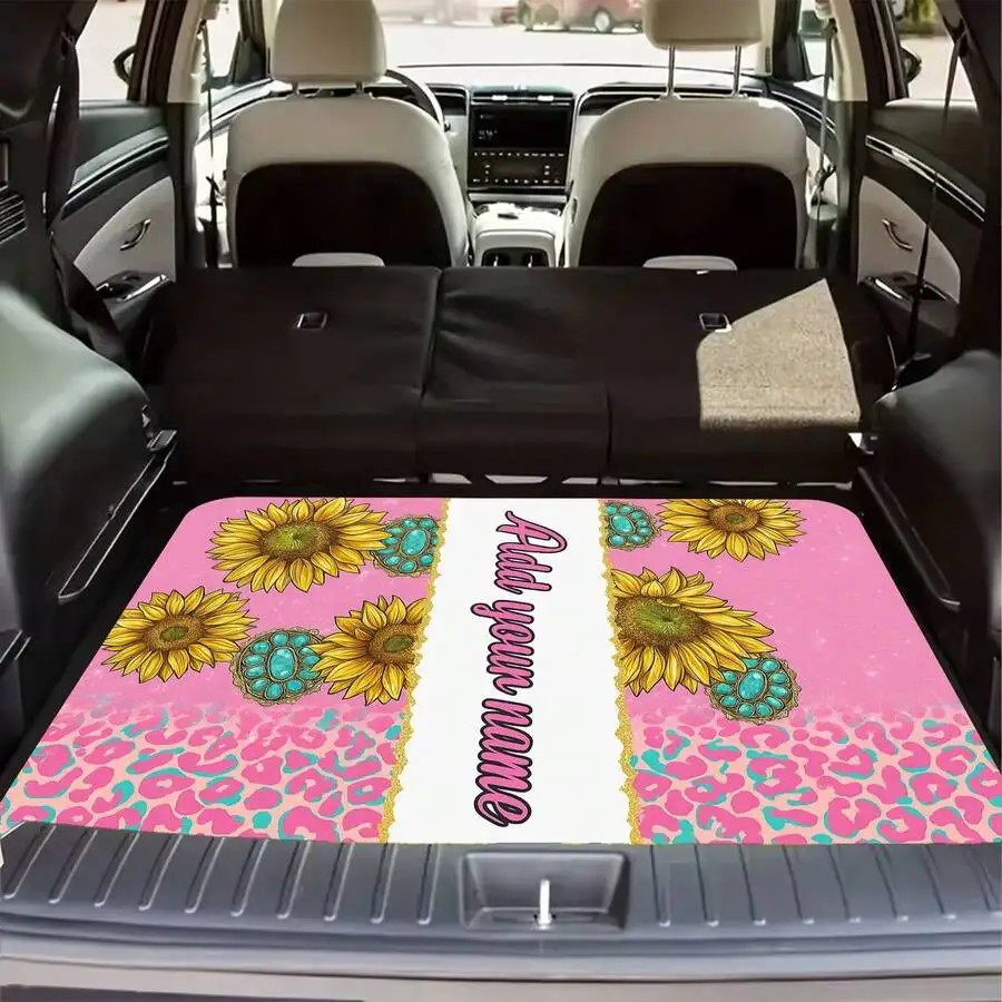 Sunflower And Leopard Print Car Trunk Mat Floral Animal Pattern Interior Decoration
Sunflower And Leopard Print Car Trunk Mat Floral Animal Pattern Interior Decoration