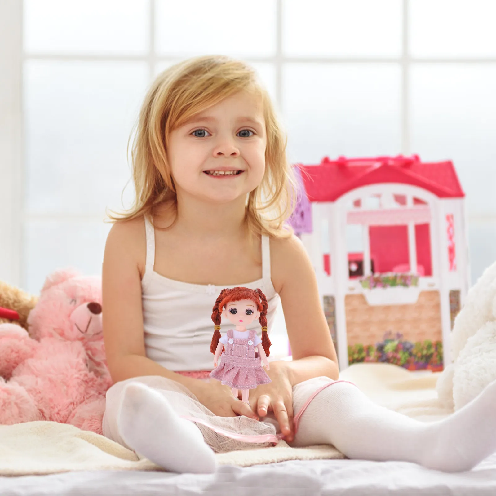 Платье-комбинезон для плюшевых мишек: сменная, мягкая, удобная одежда для маленьких плюшевых животных, милая, декоративная, износостойкая
Платье-комбинезон для плюшевых мишек: сменная, мягкая, удобная одежда для маленьких плюшевых животных, милая, декоративная, износостойкая