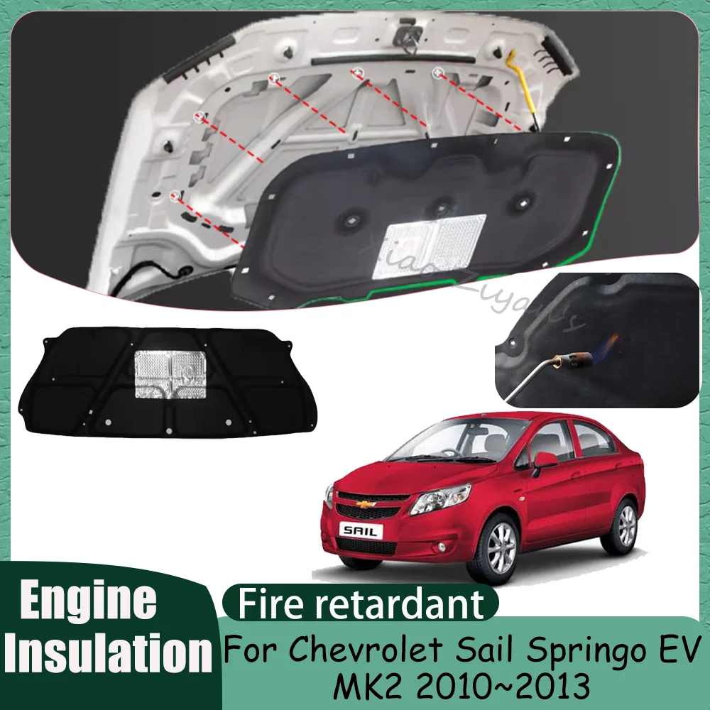 For Chevrolet Sail Springo EV MK2 2010~2013 2011 2012 Car Engine Sound Heat Insulation Cotton Pad Soundproof Mats Accessories
For Chevrolet Sail Springo EV MK2 2010~2013 2011 2012 Car Engine Sound Heat Insulation Cotton Pad Soundproof Mats Accessories