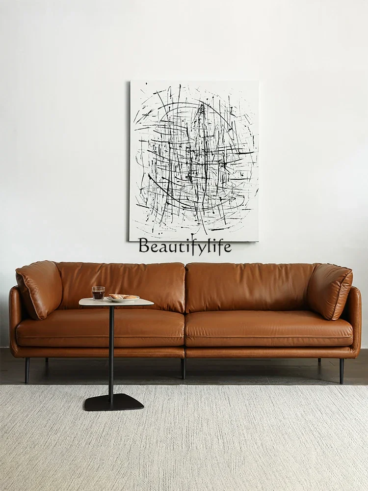 Whole house furniture Nordic Imported First Layer Full Leather Italian Modern Retro Style Three-Person Four-Seater Sofa
Whole house furniture Nordic Imported First Layer Full Leather Italian Modern Retro Style Three-Person Four-Seater Sofa