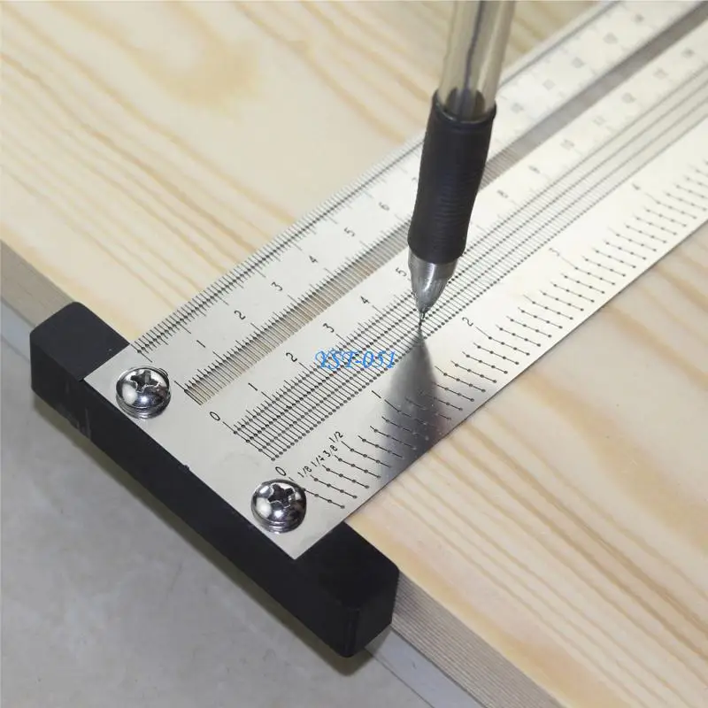 E15A for T Square Ruler High-precision Woodworking for T Ruler Marking Ruler DIY Measuring Line Tool Stainless Steel M
E15A for T Square Ruler High-precision Woodworking for T Ruler Marking Ruler DIY Measuring Line Tool Stainless Steel M