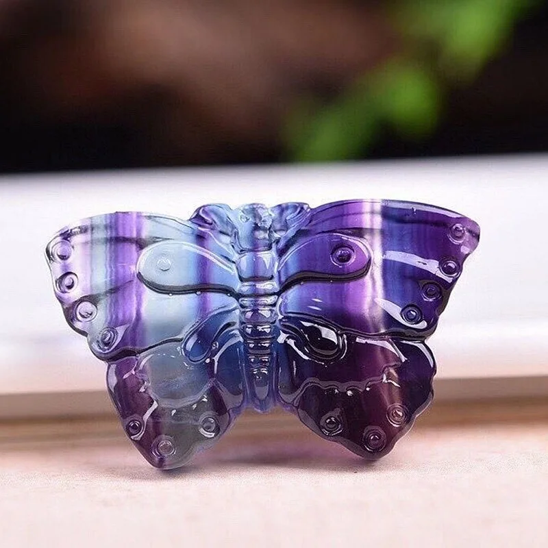 Natural Colorful Fluorite Hand -carved Butterfly Pendant Fashion Boutique Jewelry Female Jade Necklace Gift
Natural Colorful Fluorite Hand -carved Butterfly Pendant Fashion Boutique Jewelry Female Jade Necklace Gift