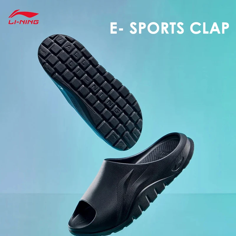 LI-NING E- SPORTS CLAP Unisex Trendy Slippers Stylish Comfortable Lightweight Breathable LiNing Sandals AGAV003
LI-NING E- SPORTS CLAP Unisex Trendy Slippers Stylish Comfortable Lightweight Breathable LiNing Sandals AGAV003