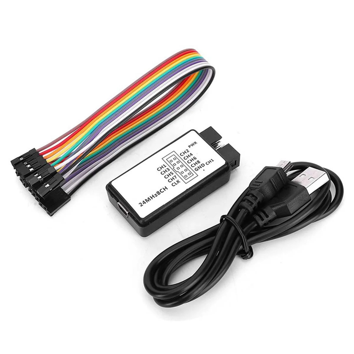 B66C Логический анализатор 24 МГц Логический анализатор Устройство USB Логический анализатор Набор устройств Мини-цифровой карманный размер 8-канальная входная память
B66C Логический анализатор 24 МГц Логический анализатор Устройство USB Логический анализатор Набор устройств Мини-цифровой карманный размер 8-канальная входная память
