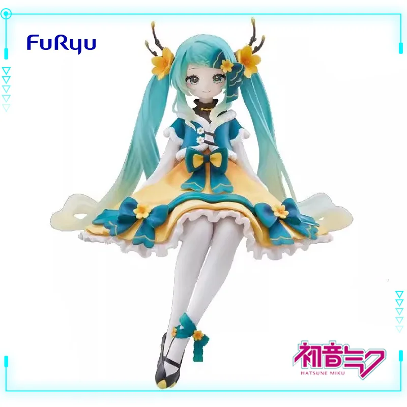 FuRyu Original Genuine Vocaloid Singer Hatsune Miku 2025 New Year's Model 14cm Noodle Stopper Model Collections Toy Figures Gift 
FuRyu Original Genuine Vocaloid Singer Hatsune Miku 2025 New Year's Model 14cm Noodle Stopper Model Collections Toy Figures Gift