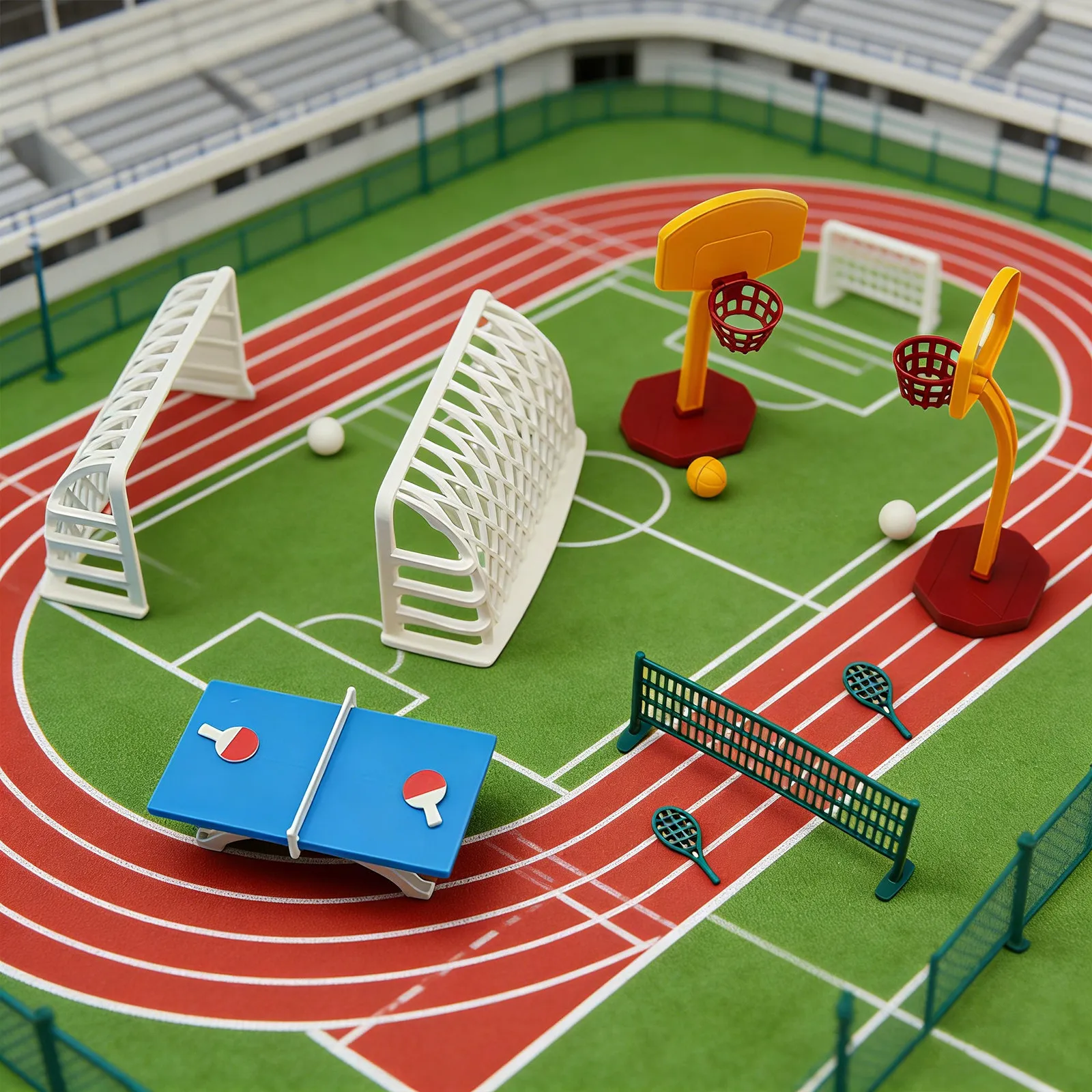 1Set Mini House Sports Set Table Tennis Basketball Stand Ornament Small Compact Lightweight Decor for Childrens Mini Home Party
1Set Mini House Sports Set Table Tennis Basketball Stand Ornament Small Compact Lightweight Decor for Childrens Mini Home Party