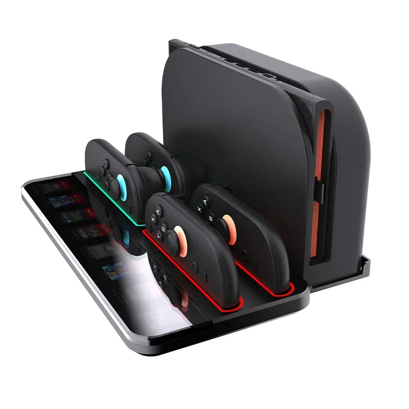 Multi-Function Charging Station UT01 for Nintendo Switch 2 with 4 Charger Ports 8 Game Card Storage LED Indicators
Multi-Function Charging Station UT01 for Nintendo Switch 2 with 4 Charger Ports 8 Game Card Storage LED Indicators