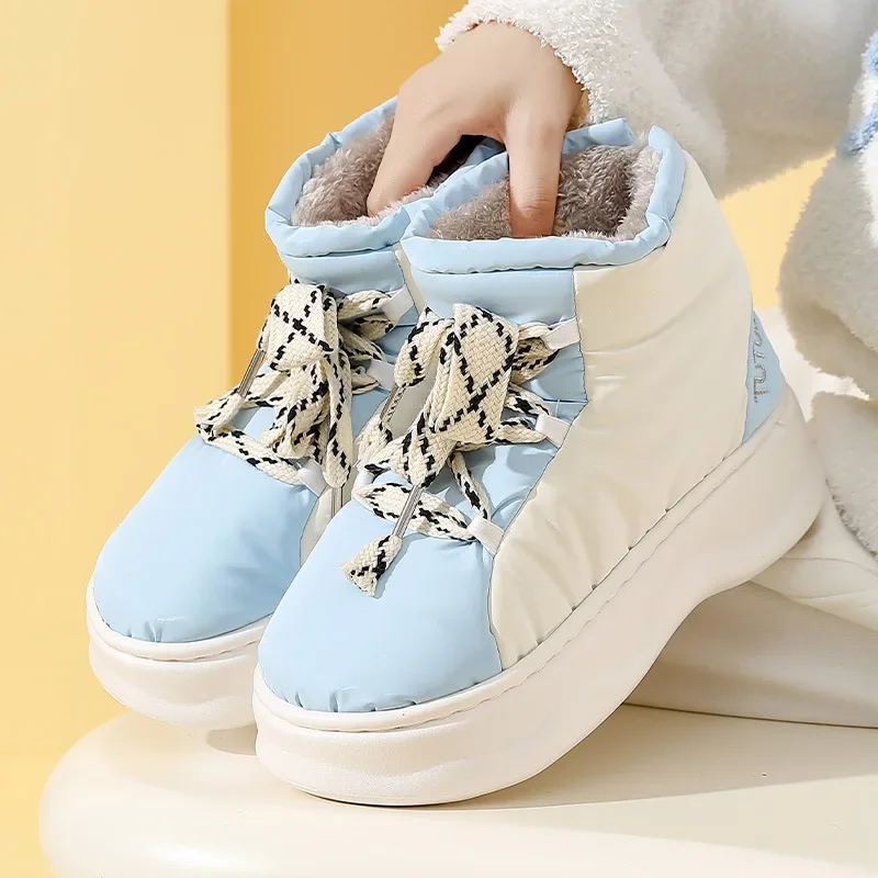 Thick Heeled Waterproof Snow Boots for Women Winter Fluffy Shoes 2023 New Plush Ladies Chunky Platform Outside Lightweight Boot
Thick Heeled Waterproof Snow Boots for Women Winter Fluffy Shoes 2023 New Plush Ladies Chunky Platform Outside Lightweight Boot