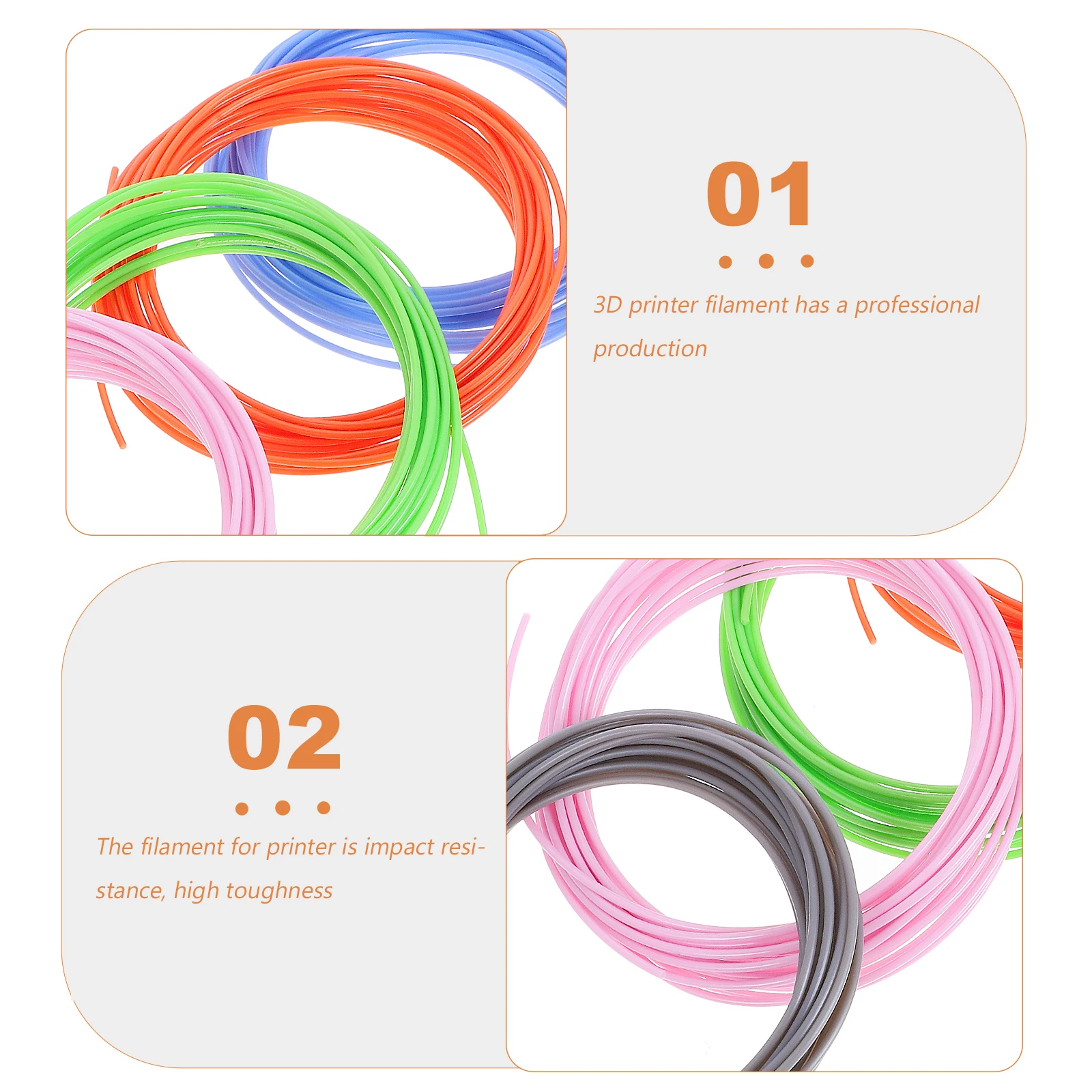 5 Pcs 3d Printing Consumables Printer Material Refills Filiment Supplies Drawing Template Cool
5 Pcs 3d Printing Consumables Printer Material Refills Filiment Supplies Drawing Template Cool