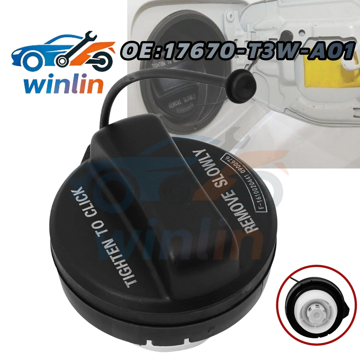 Fuel Tank Cap Gas Oil Filler Cover 17670-T3W-A01 for Honda & Acura All Models
Fuel Tank Cap Gas Oil Filler Cover 17670-T3W-A01 for Honda & Acura All Models