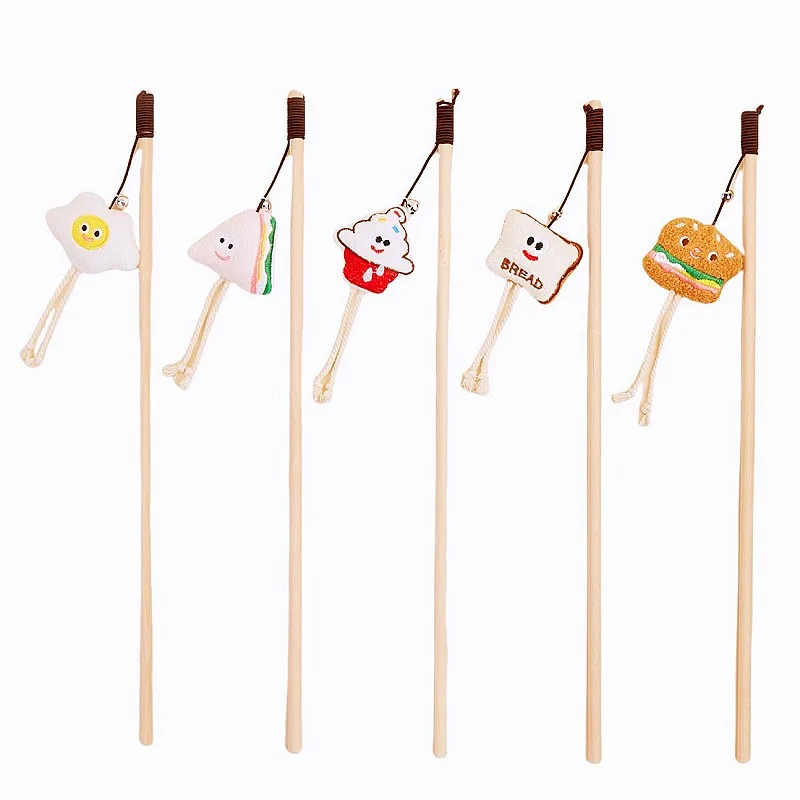 Cat Toys Rope Tassel Toy Cats Stick Teaser Cartoon Interactive Cat Toy with Bell Bite Resistant Sticks Toys for Cats Scratching
Cat Toys Rope Tassel Toy Cats Stick Teaser Cartoon Interactive Cat Toy with Bell Bite Resistant Sticks Toys for Cats Scratching