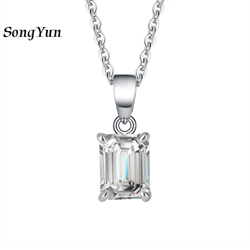 SONGYUN Brand Jewelry 925 Sterling Silver Necklace Moissanite Diamond Cross Vacation for Women Rhodium Plated MST Patent Pendant
SONGYUN Brand Jewelry 925 Sterling Silver Necklace Moissanite Diamond Cross Vacation for Women Rhodium Plated MST Patent Pendant