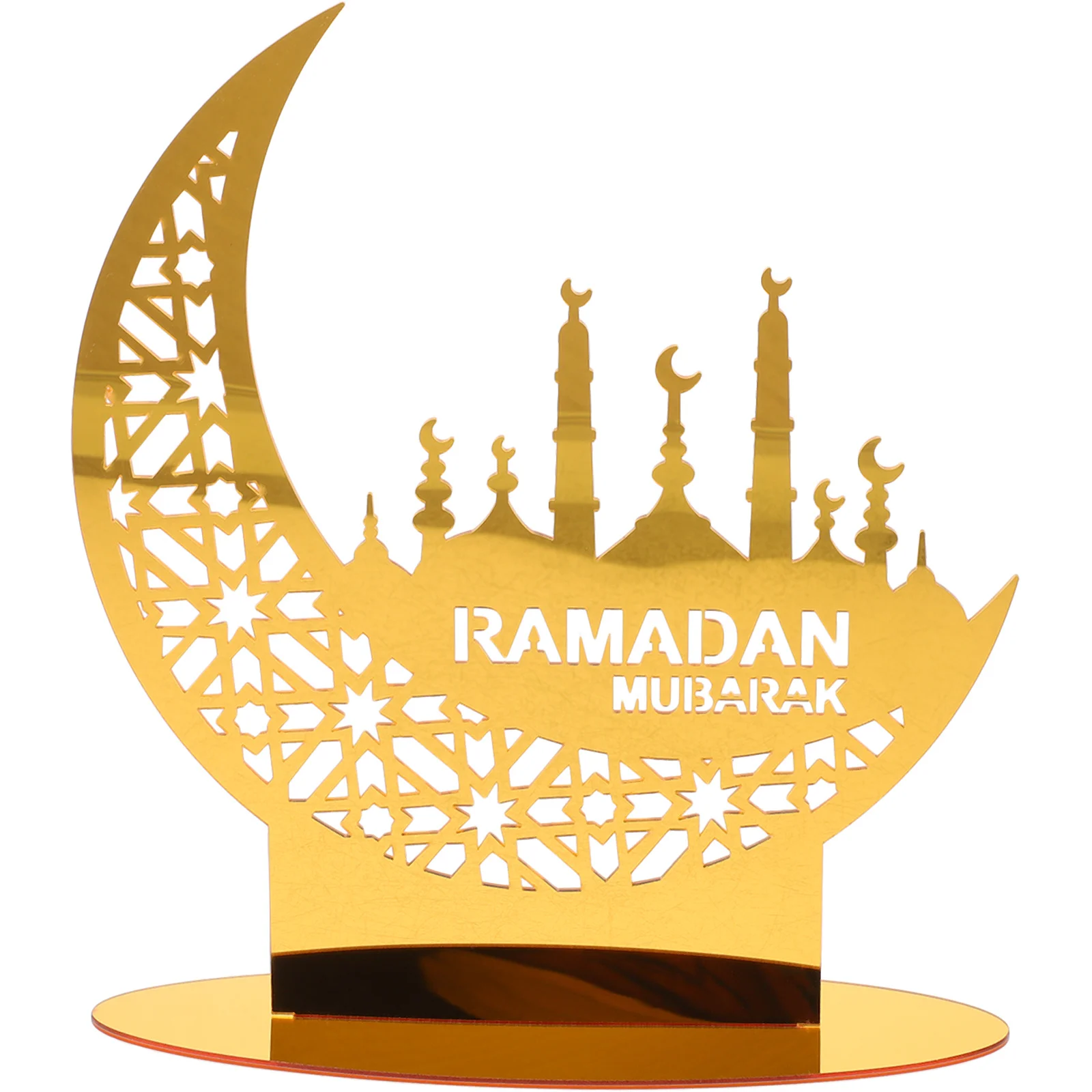 Eid Acrylic Moon Ornament Ramadan Mubarak Table Decoration Eid Mubarak Sign Muslim Home Party Decor Table Craft Ornament
Eid Acrylic Moon Ornament Ramadan Mubarak Table Decoration Eid Mubarak Sign Muslim Home Party Decor Table Craft Ornament