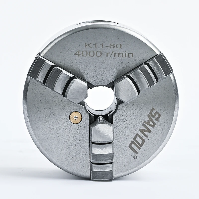 Mini lathe chuck K11-80 brand 3-jaw self-centering chuck 80mm manual metal lathe chuck
Mini lathe chuck K11-80 brand 3-jaw self-centering chuck 80mm manual metal lathe chuck