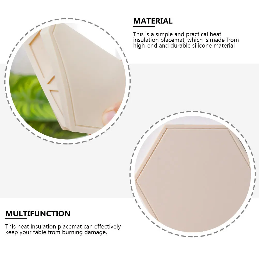 1Pcs Heatproof Silicone Placemat Hexagonal Cup Mat Scratch Resistant Reusable Simple Elegant Table Protection
1Pcs Heatproof Silicone Placemat Hexagonal Cup Mat Scratch Resistant Reusable Simple Elegant Table Protection