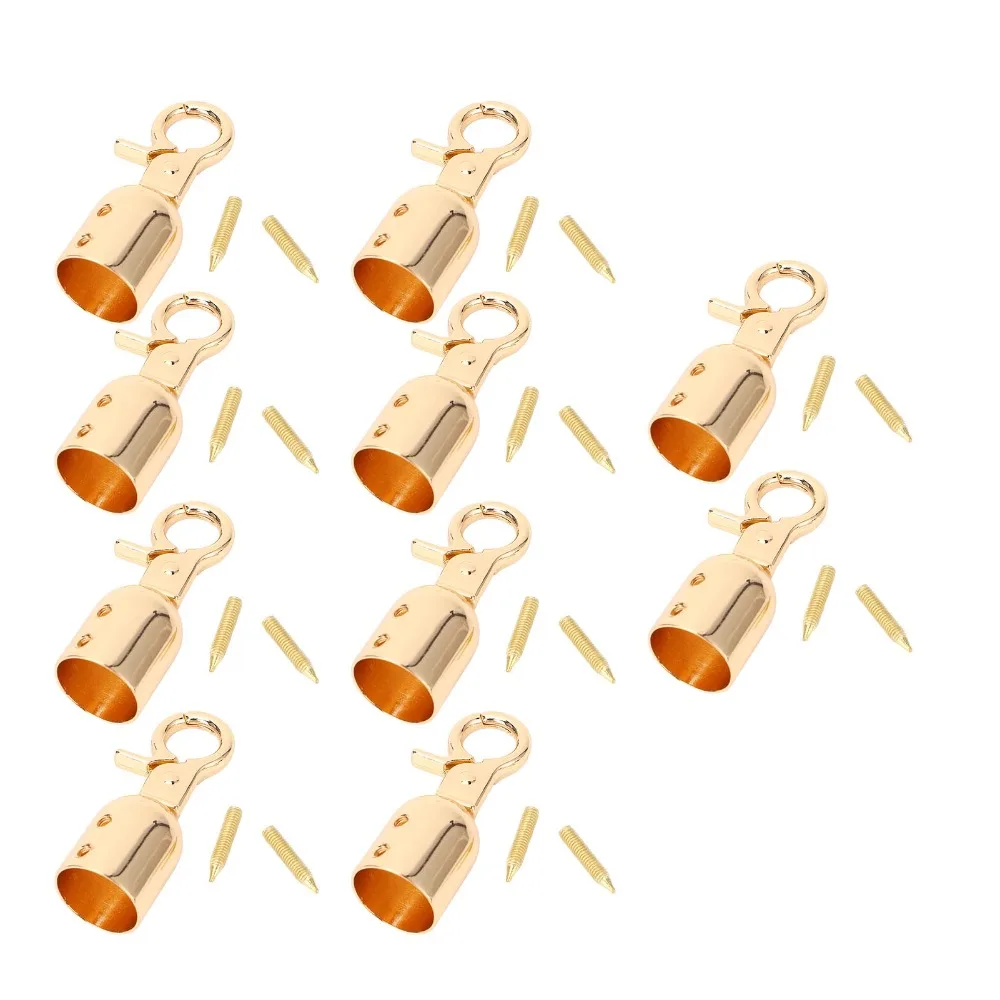 10pcs Zinc Alloy Cord End Cap Rotating Multifunctional Rope End Cap Gold Color With Screws Barrier Rope End Cap Leather Crafts
10pcs Zinc Alloy Cord End Cap Rotating Multifunctional Rope End Cap Gold Color With Screws Barrier Rope End Cap Leather Crafts