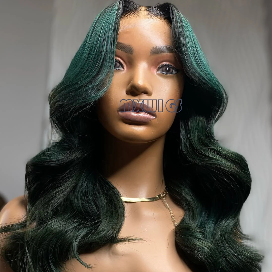 MXWIGS Ombre зеленые волосы синтетические волны 13X4 парики фронта шнурка для женщин длинные волнистые парики повседневные парики из волокна для косплея
MXWIGS Ombre зеленые волосы синтетические волны 13X4 парики фронта шнурка для женщин длинные волнистые парики повседневные парики из волокна для косплея