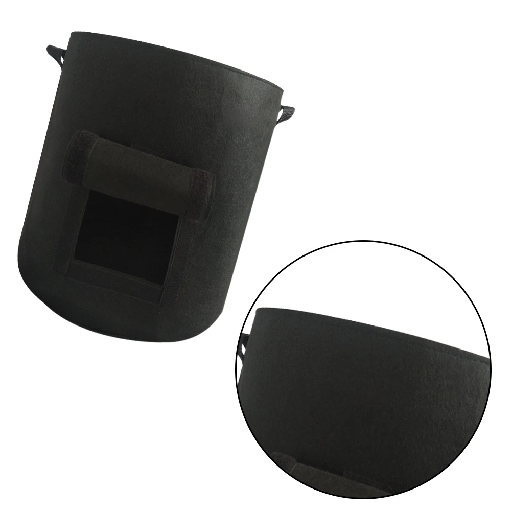 Thickening Grow Bag Heavy Duty Nonwoven Planting Bag Sturdy Handles Durable Breathable Garden Planter Indoor Outdoor 38L Black
Thickening Grow Bag Heavy Duty Nonwoven Planting Bag Sturdy Handles Durable Breathable Garden Planter Indoor Outdoor 38L Black