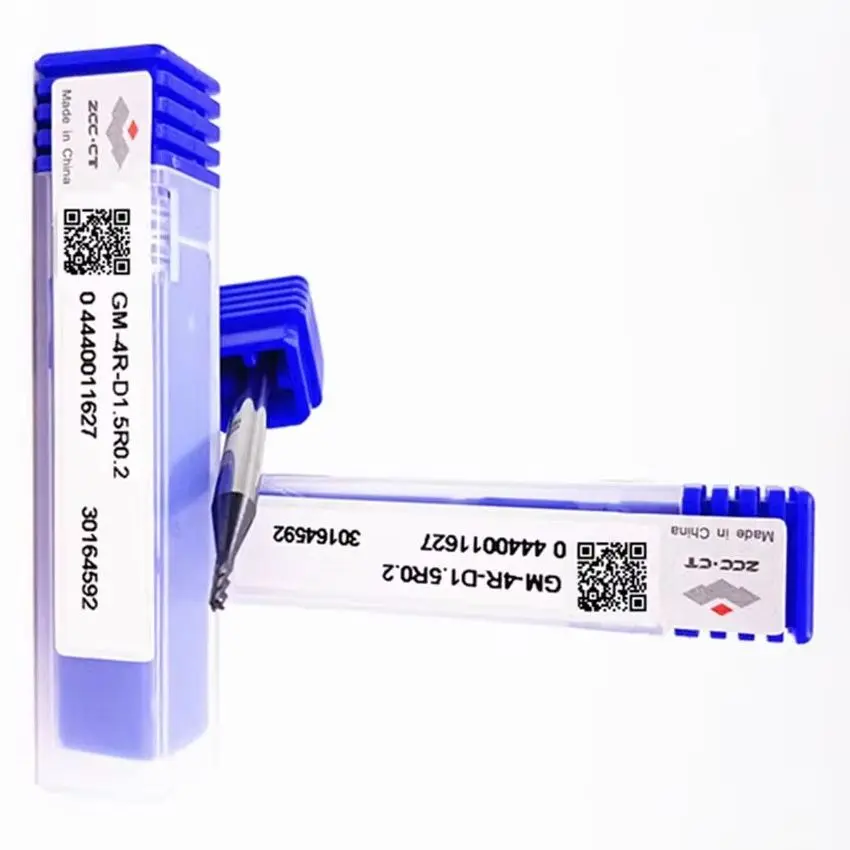 GM-4R-D1.5R0.2 ZCC.CT GM-4R Four edge circular arc end mill D1.5R0.2*4*4*50 4T Corner Rounding End Mills 4 Flutes End Mills
GM-4R-D1.5R0.2 ZCC.CT GM-4R Four edge circular arc end mill D1.5R0.2*4*4*50 4T Corner Rounding End Mills 4 Flutes End Mills