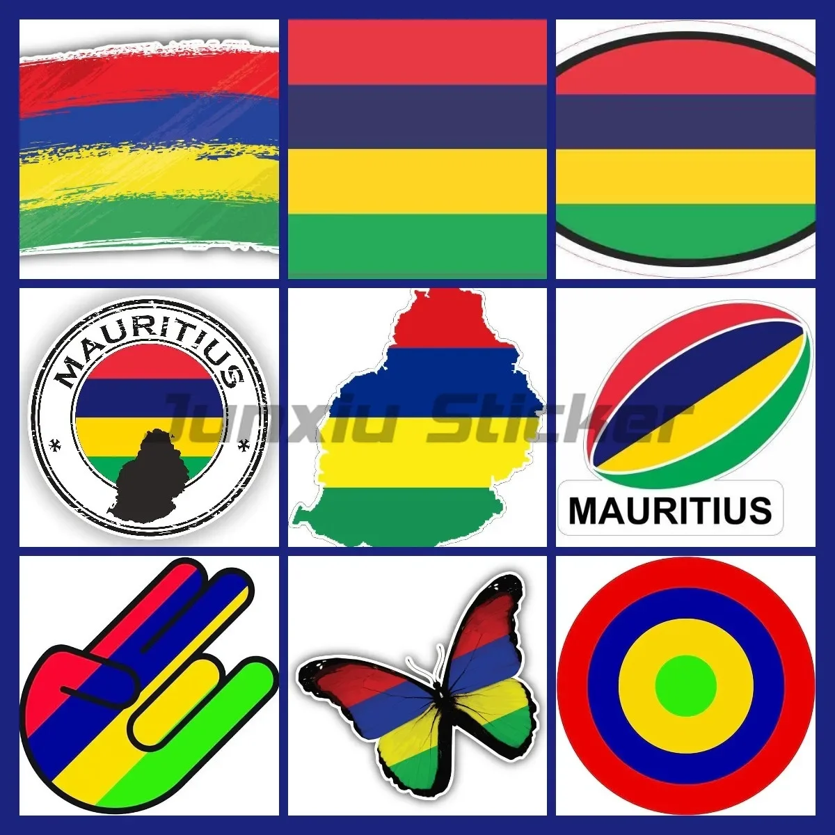 Mauritian Sticker Vinyl Decal Motorcycle Truck Laptop Accessories Car Window wall helmet room sticker customizable
Mauritian Sticker Vinyl Decal Motorcycle Truck Laptop Accessories Car Window wall helmet room sticker customizable