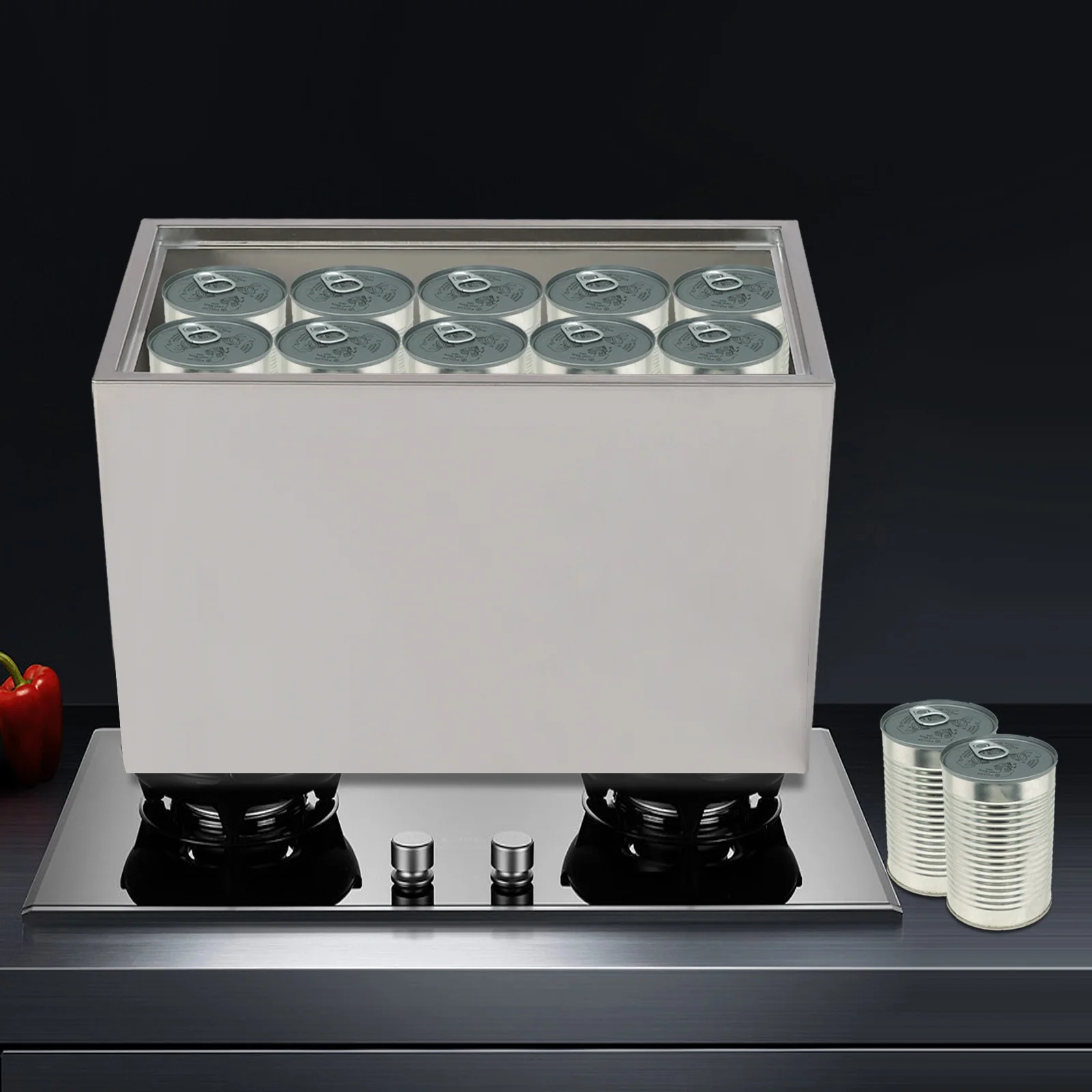 Water Bath Canning Pot w/ 2 Tier Racks, Stainless Steel Large Soup Stew Cooking Pot for Gas & Wood Stove, Food Storage Container
Water Bath Canning Pot w/ 2 Tier Racks, Stainless Steel Large Soup Stew Cooking Pot for Gas & Wood Stove, Food Storage Container