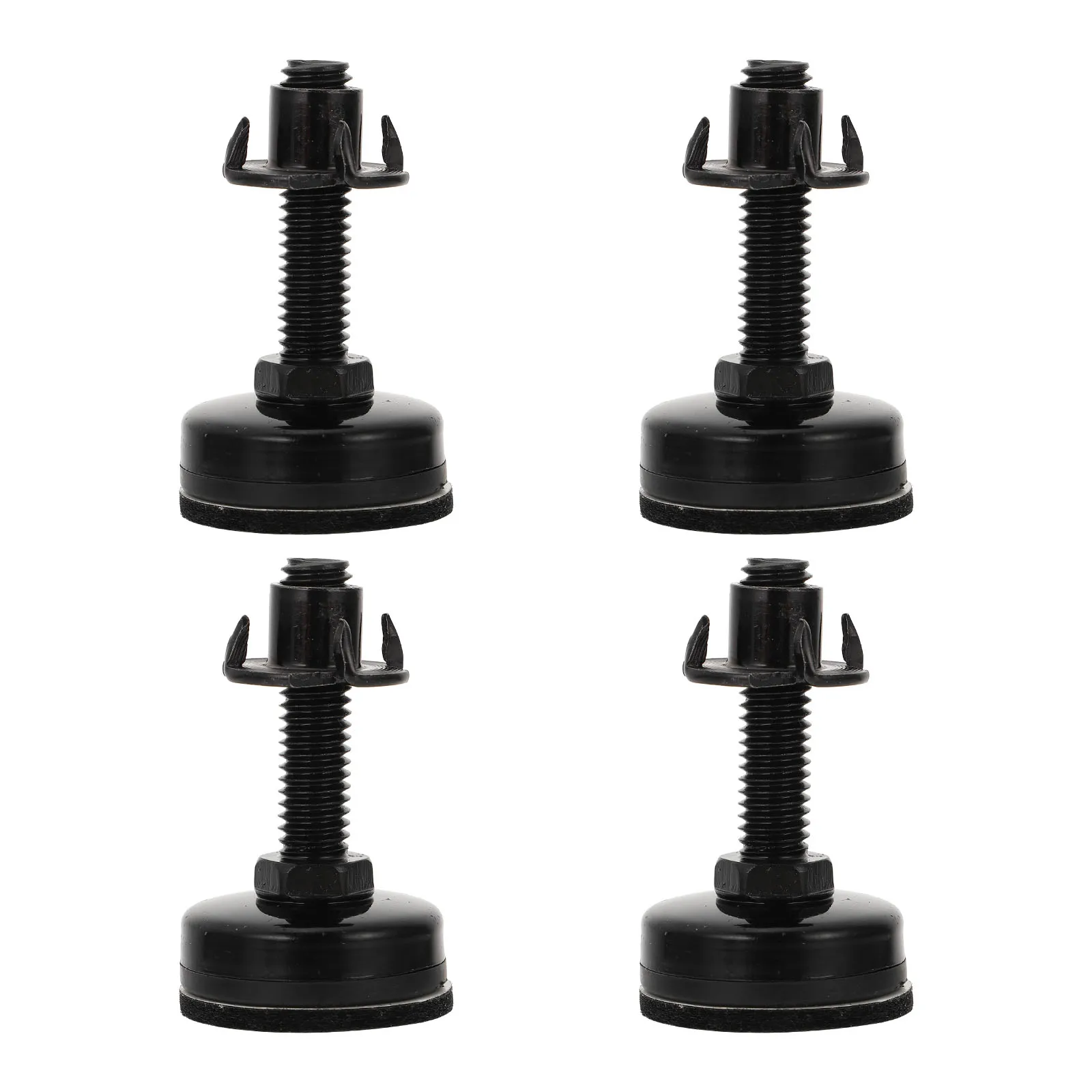 4 Pcs Adjustable Furniture Feet Levelers for Sofa Table Chair Black Steel Durable Non Wobbling Weight Distribution Furniture
4 Pcs Adjustable Furniture Feet Levelers for Sofa Table Chair Black Steel Durable Non Wobbling Weight Distribution Furniture