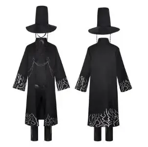 Костюм для косплея на Хэллоуин в стиле аниме и K-pop: наряд для вечеринки в стиле Saja, костюм для мальчиков Jinu для Хэллоуина и карнавала
Костюм для косплея на Хэллоуин в стиле аниме и K-pop: наряд для вечеринки в стиле Saja, костюм для мальчиков Jinu для Хэллоуина и карнавала