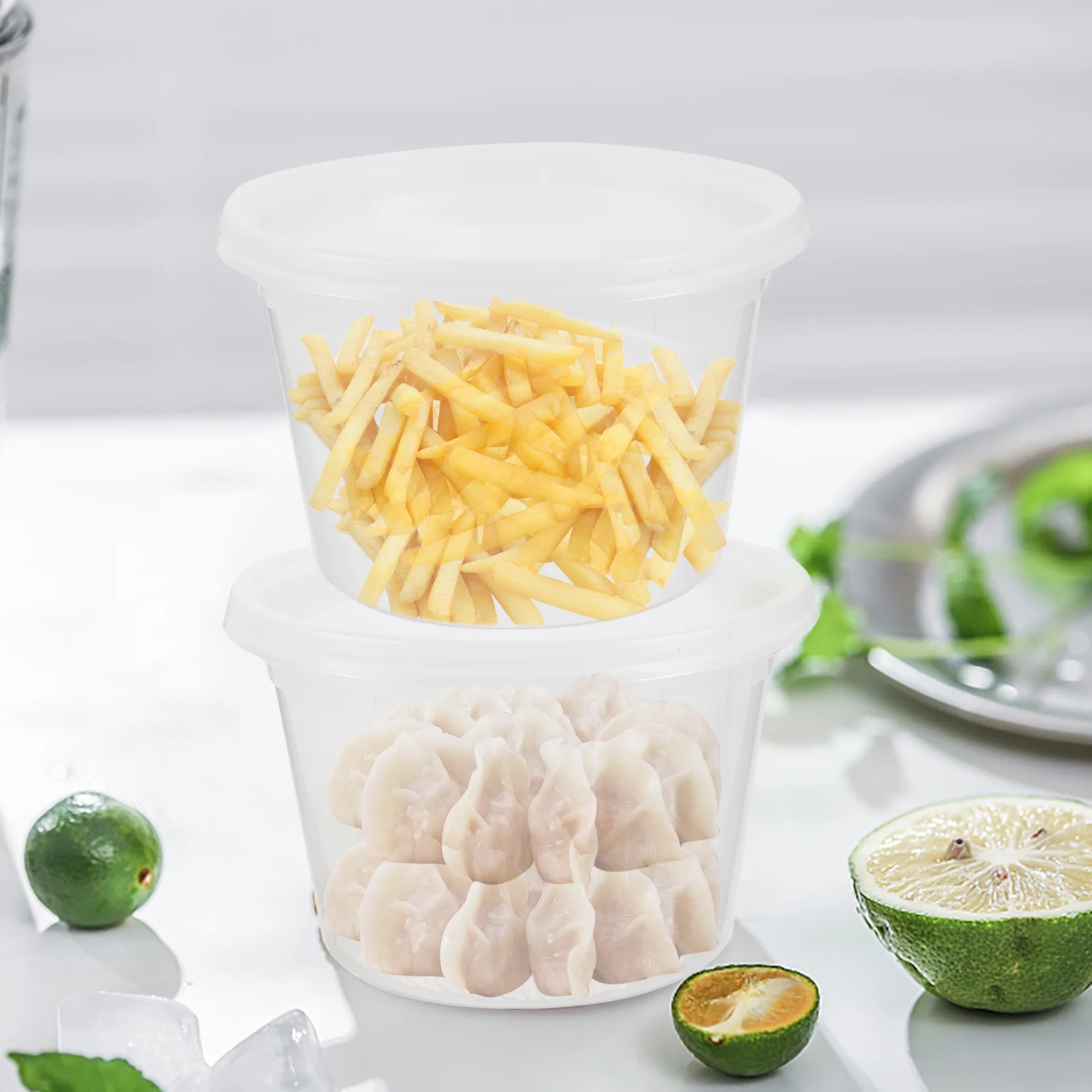 20Pcs Containers with Lids Portable Food Storage Containers for Takeaway Soup Seasoning Cup Appetizers Tasting Bowl Outdoor
20Pcs Containers with Lids Portable Food Storage Containers for Takeaway Soup Seasoning Cup Appetizers Tasting Bowl Outdoor
