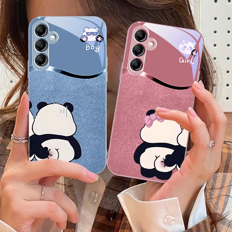 Cartoon style panda theme For Samsung A73 72 71 A70 56 55 54 A53 52 51 50 42 A35 A34 33 32 31 26 25 24 23 22 30 glass phone case 
Cartoon style panda theme For Samsung A73 72 71 A70 56 55 54 A53 52 51 50 42 A35 A34 33 32 31 26 25 24 23 22 30 glass phone case
