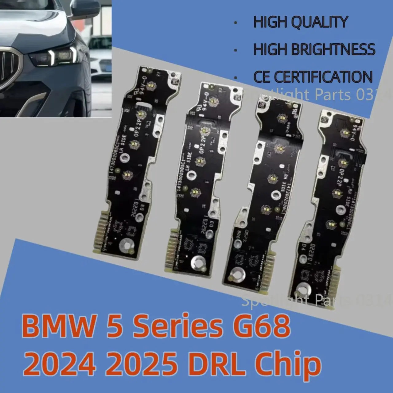 For BMW 5 Series G68 G90 M5 G60 G61 2024 DRL Chip Bulbs Turning Signal Daytime Running Light Board Car Accessories Angel Eyes
For BMW 5 Series G68 G90 M5 G60 G61 2024 DRL Chip Bulbs Turning Signal Daytime Running Light Board Car Accessories Angel Eyes