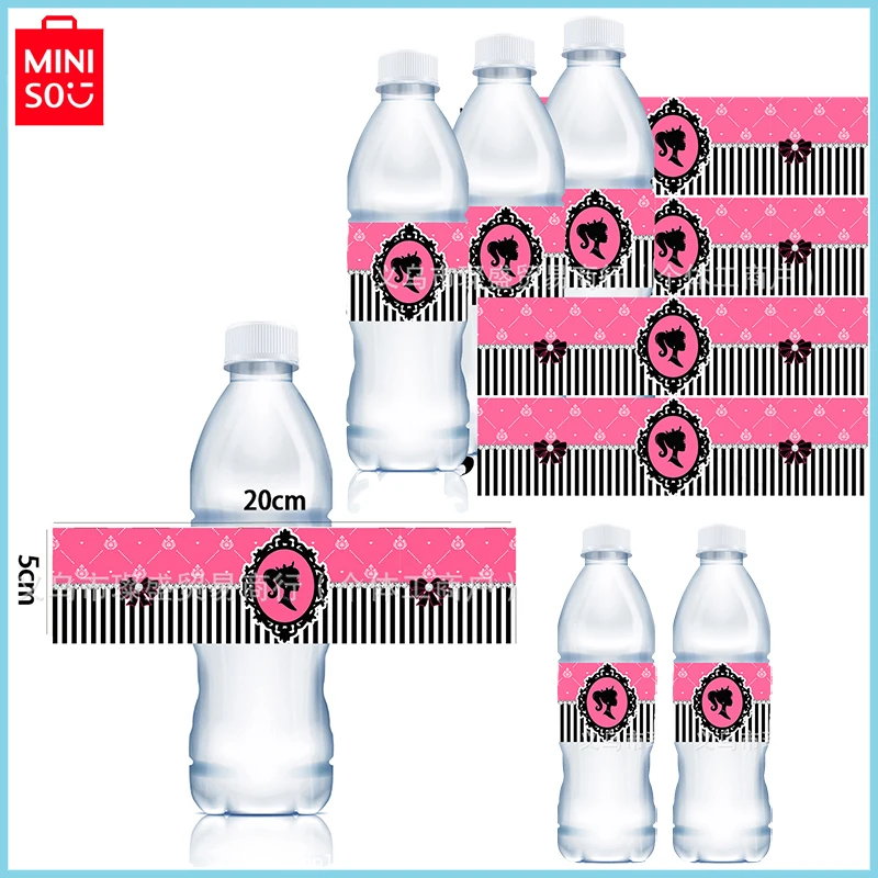 Miniso Barbie Bottle Sticker Birthday Holiday Party Decoration Stickers Water Bottle Disposable Packaging Labels Party Supplies
Miniso Barbie Bottle Sticker Birthday Holiday Party Decoration Stickers Water Bottle Disposable Packaging Labels Party Supplies